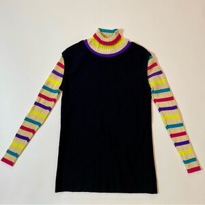 Vintage Saks Fifth Avenue Stripe Sweater Twofer